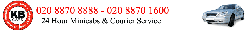 kb minicab s 24hr minicab, minicab  and courier service banner